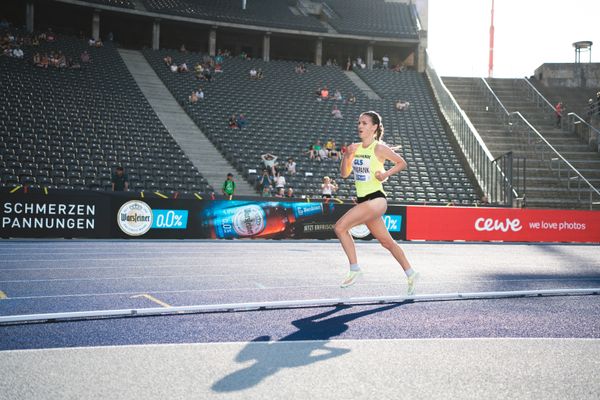 Svenja Pingpank (Hannover Athletics e.V.) waehrend der deutschen Leichtathletik-Meisterschaften im Olympiastadion am 26.06.2022 in Berlin